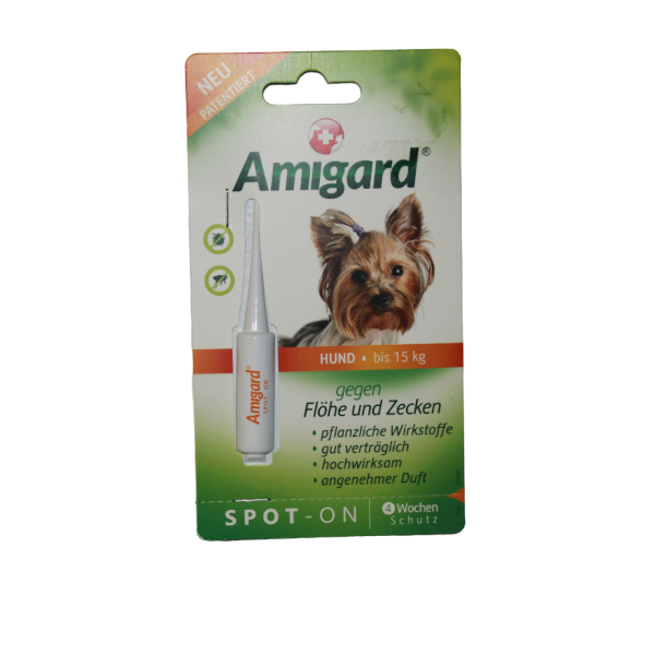 Amigard Spot-on Hund < 15 Kg, 1x 2 ml
