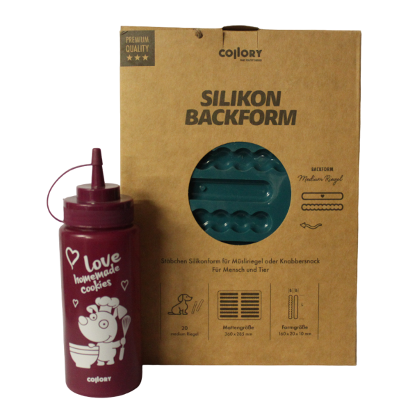 Backmatte Medium Riegel Petrol *+Gratis Tube*