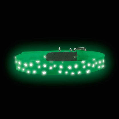 Halsband Convenience Reflect Glow L (60), weiß Sterne