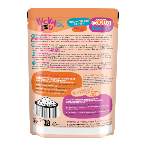 Lucky Lou Lifestage Geflügel & Ente 300g