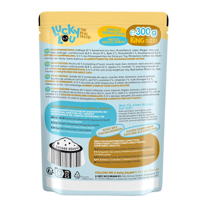 Lucky Lou Lifestage Geflügel & Hirsch 300g