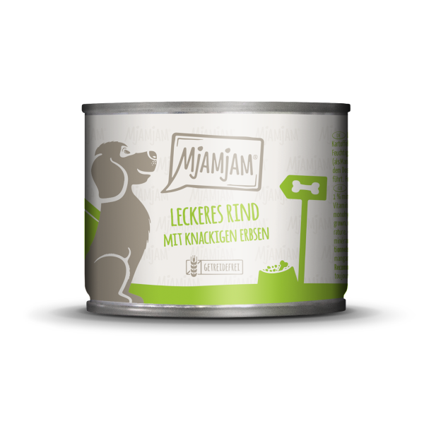 Mjamjam Hund Leckeres Rind