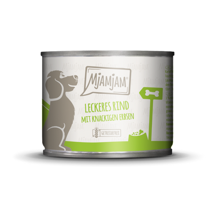 Mjamjam Hund Leckeres Rind