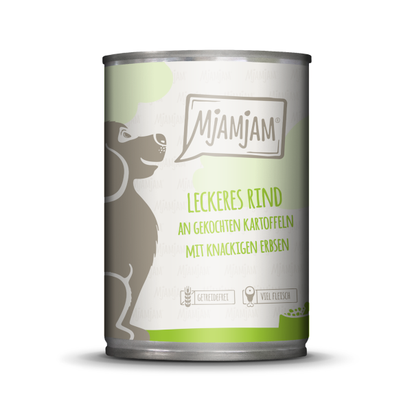 Mjamjam Hund Leckeres Rind