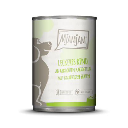 Mjamjam Hund Leckeres Rind