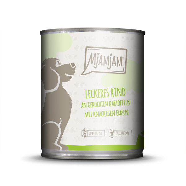 Mjamjam Hund Leckeres Rind
