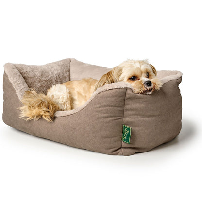 Orthopädisches Hundesofa Rockford S (60 x 40 cm), braun