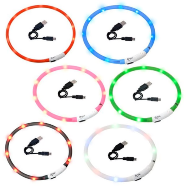 Leuchthalsband-  verschiedene Farben